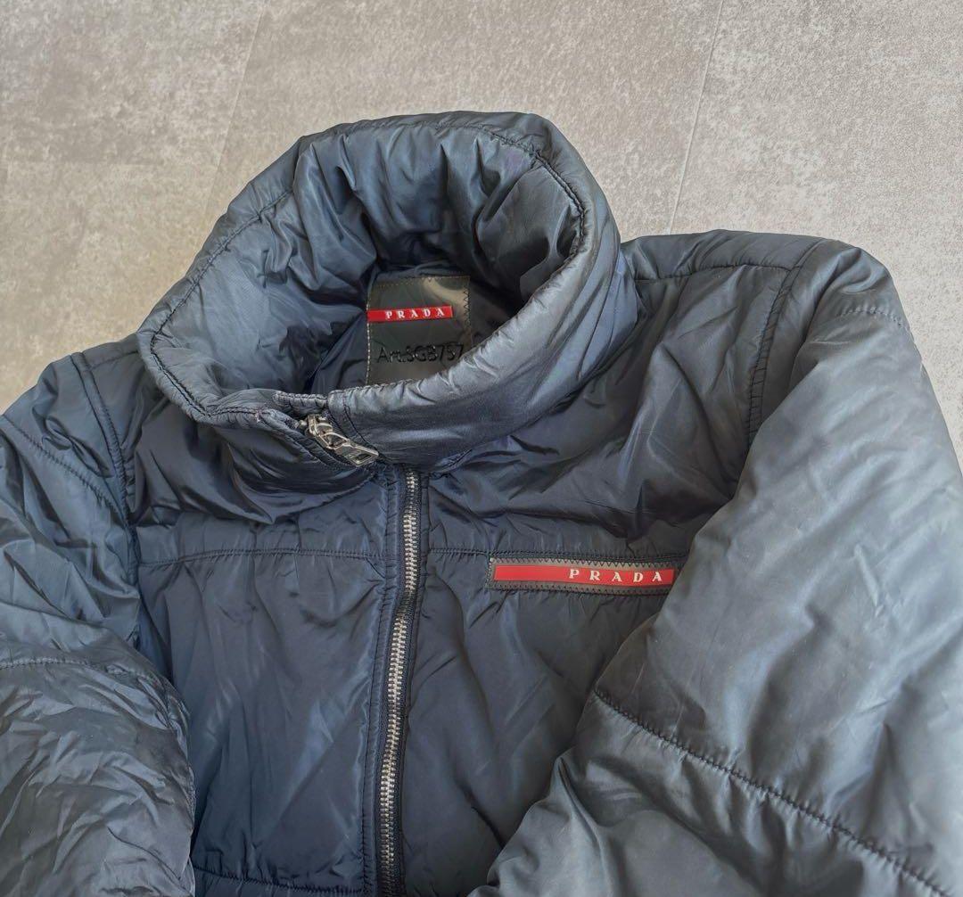 プラダ　中綿　ジャケット　クリーニング済み　即購入可能です。