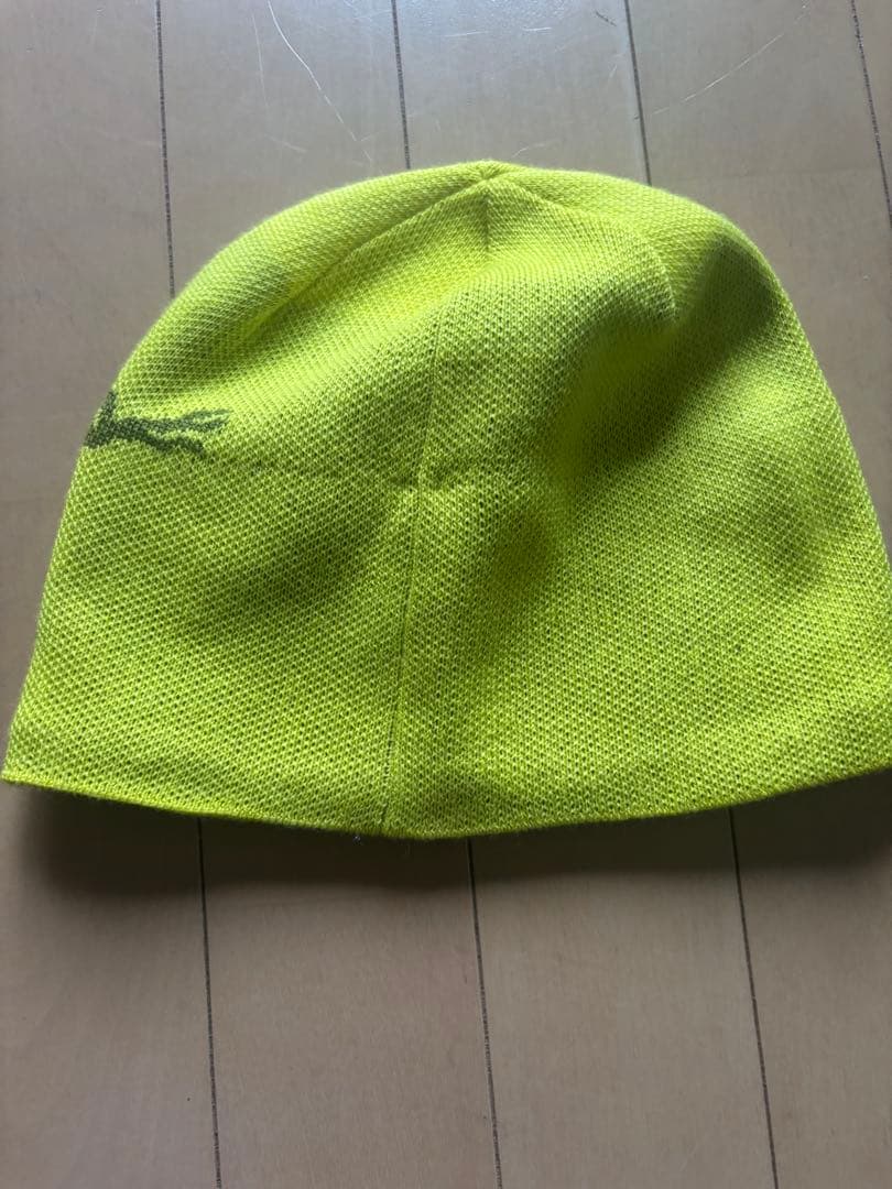 ACTIVITY big HEAD TOQUE 蛍光イエロー ニット帽 ビーニー