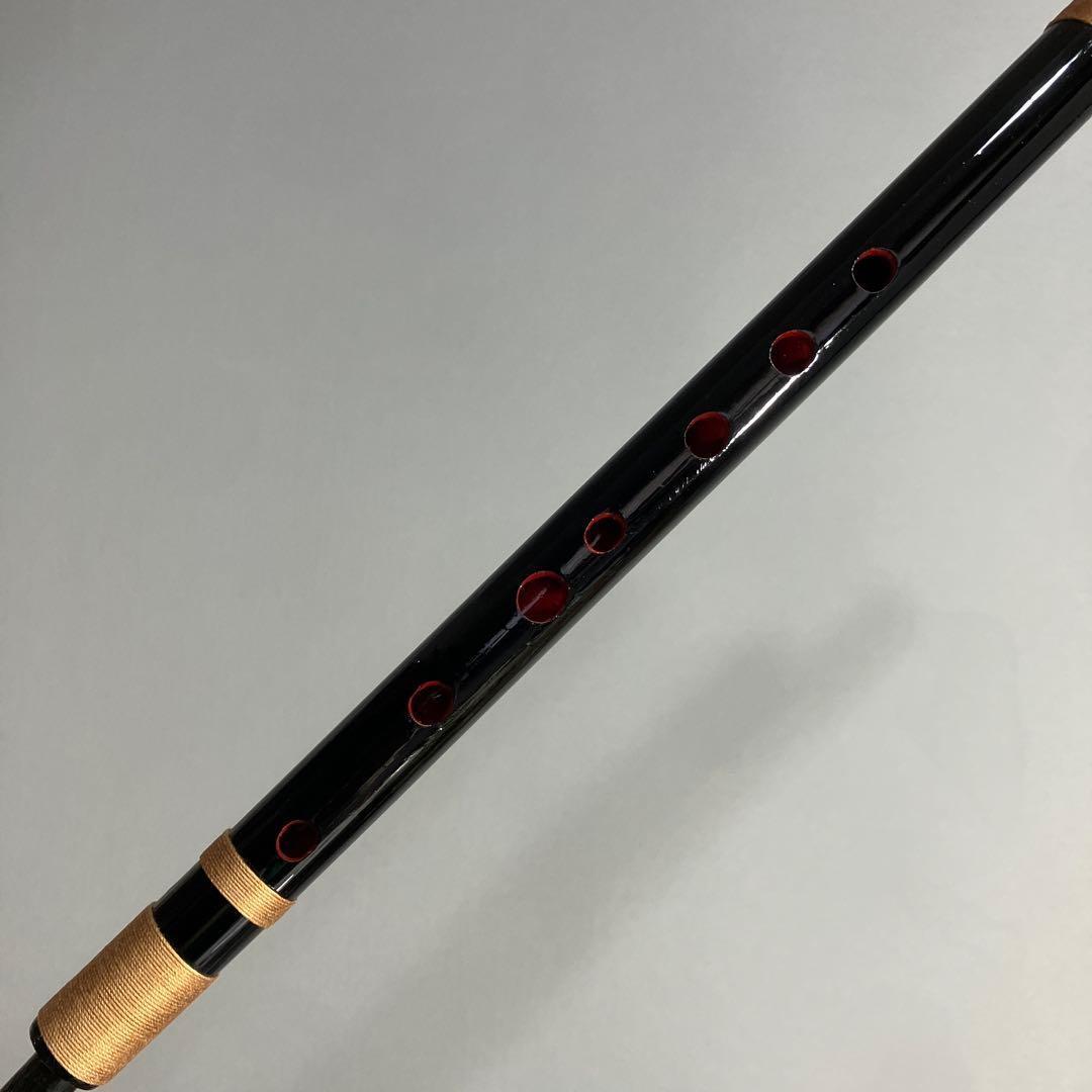 【篠笛八本調子 C管】 唄物　ドレミ調　天地糸巻 西洋音階 竹笛 M8-292