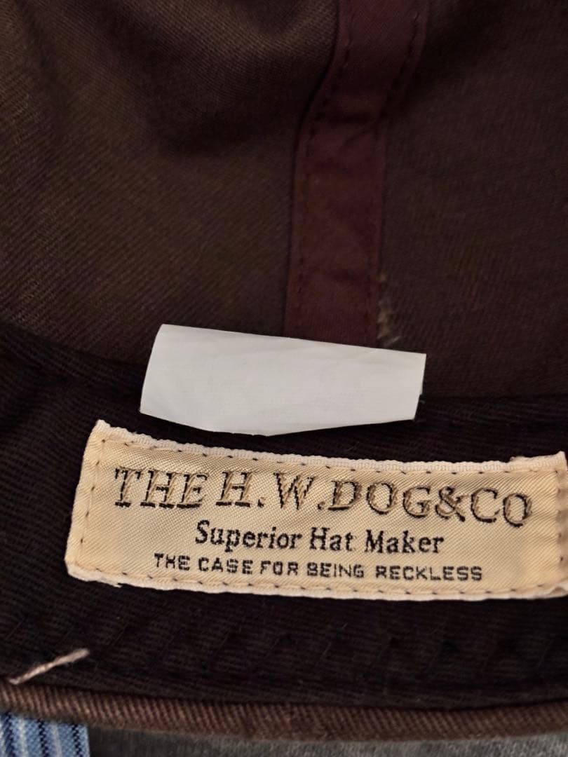 THE H.W.DOG&CO キャップ ONE SIZE 日本製