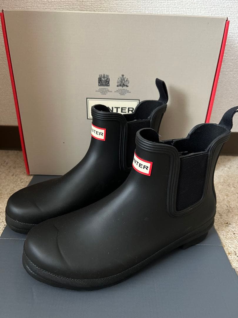 【美品】レインブーツ HUNTER ORIGINAL CHELSEA UK6