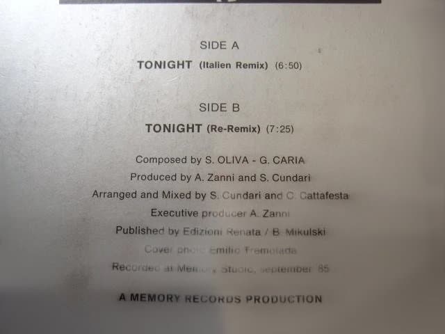Tonight (Remix)　Ken Laszlo