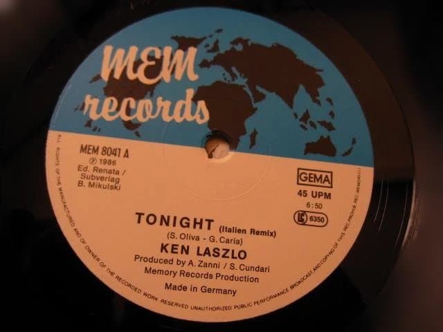 Tonight (Remix)　Ken Laszlo