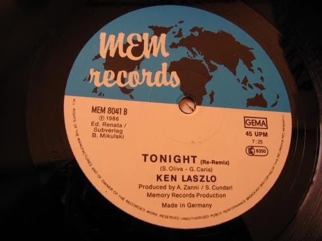 Tonight (Remix)　Ken Laszlo