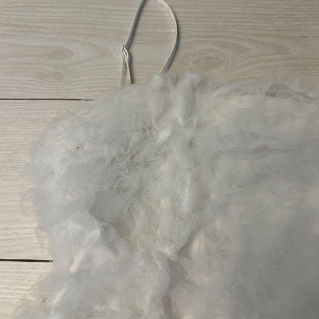 snidel ペプラムチュール刺繍TOPS ブラウス