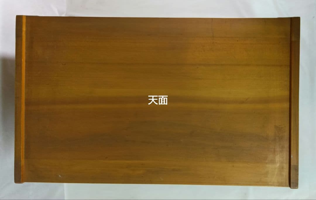 はいちょう　蝿帳　昭和レトロ　木製　金網戸棚引き戸　3段収納　食品保存　食器棚