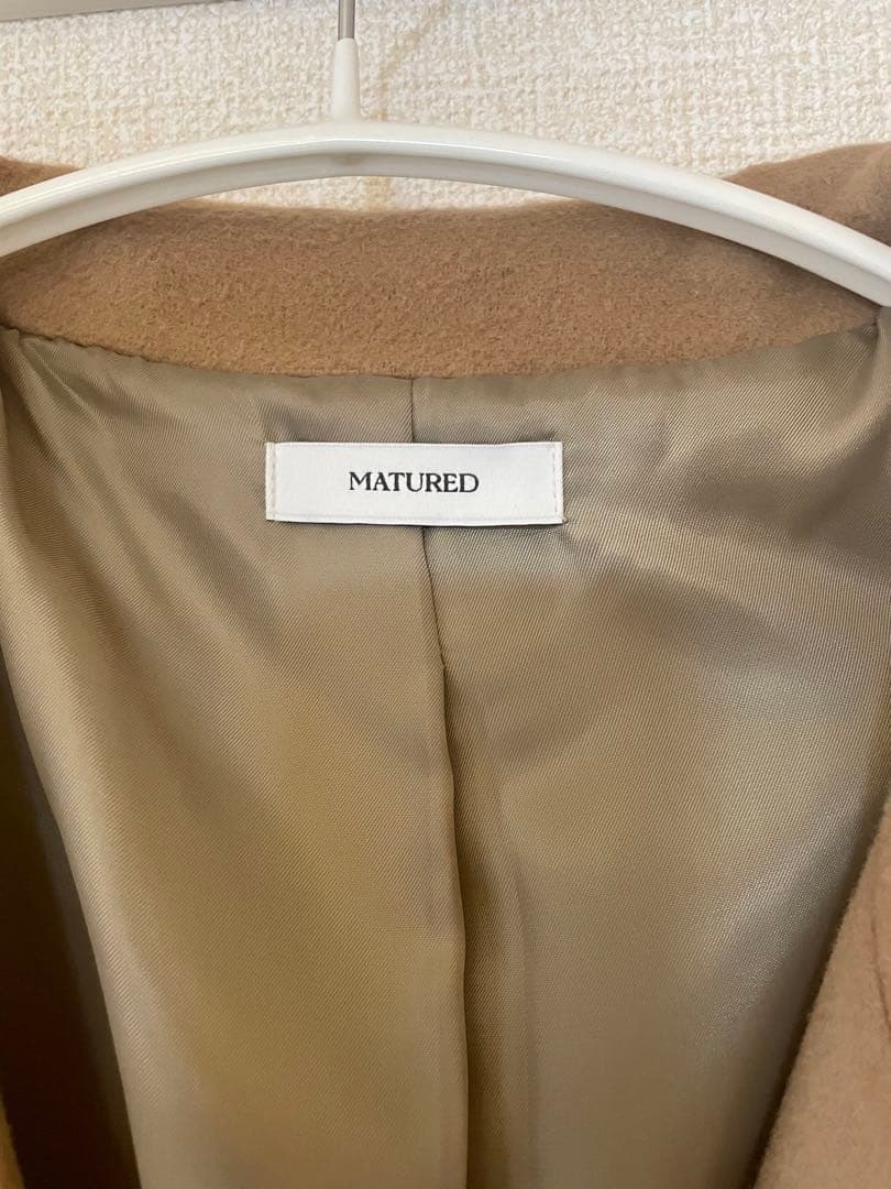 MATURED ベージュ ロングコート