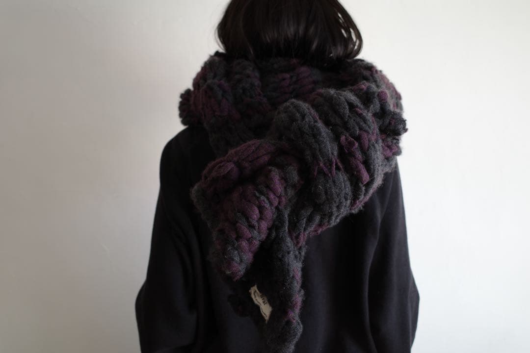 【美品】 kaval 大判 厚手 カシミヤ ストール