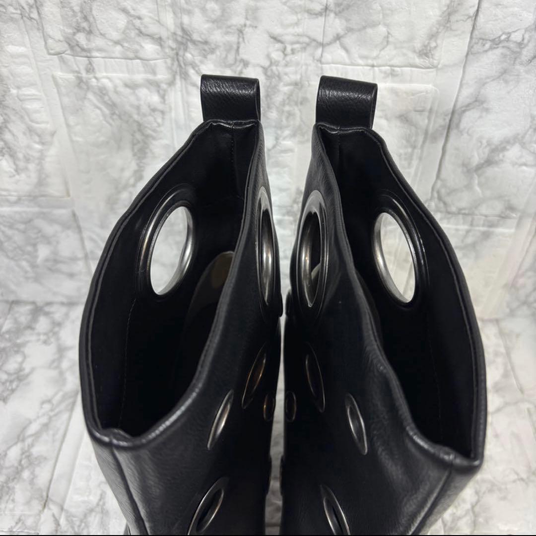 【試着程度】YELLO イエロー GUNNER SHORT BOOTS 黒 M