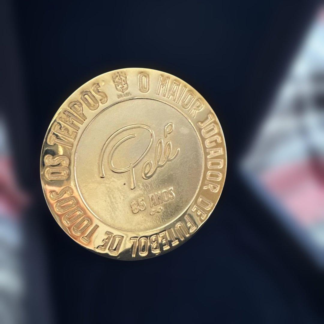 CBF ペレ 85周年 ブラジルサッカー　記念　金メダル