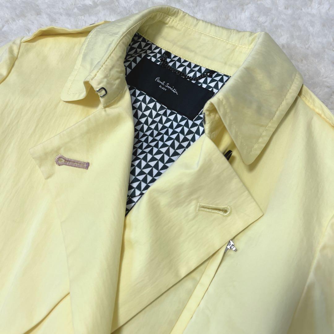 【美品】PaulSmith black トレンチコート　スプリングコート