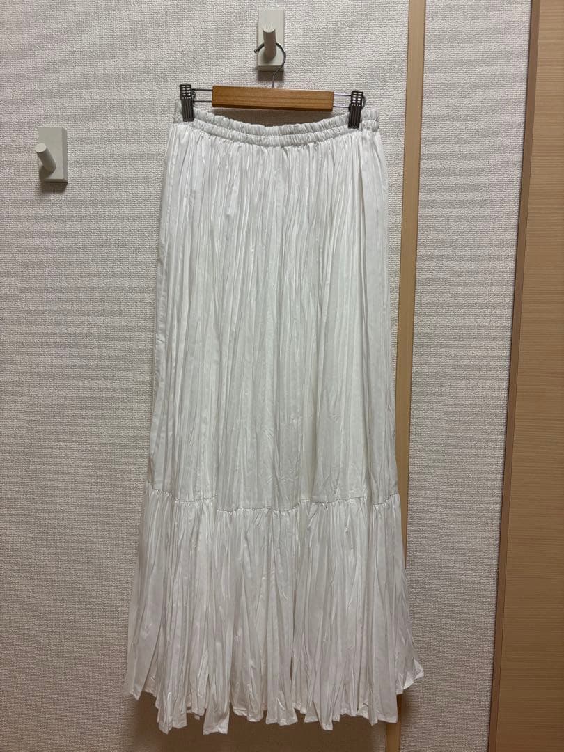 N.Natural Beauty Basic ティアード　プリーツ　スカート　M
