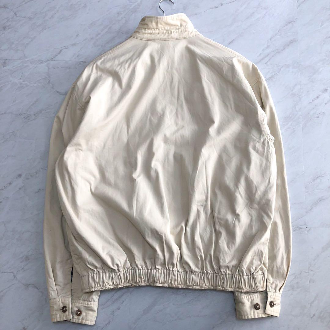 【美品 90s】ポロ ラルフローレン ハリントンジャケット チェック ポニー L