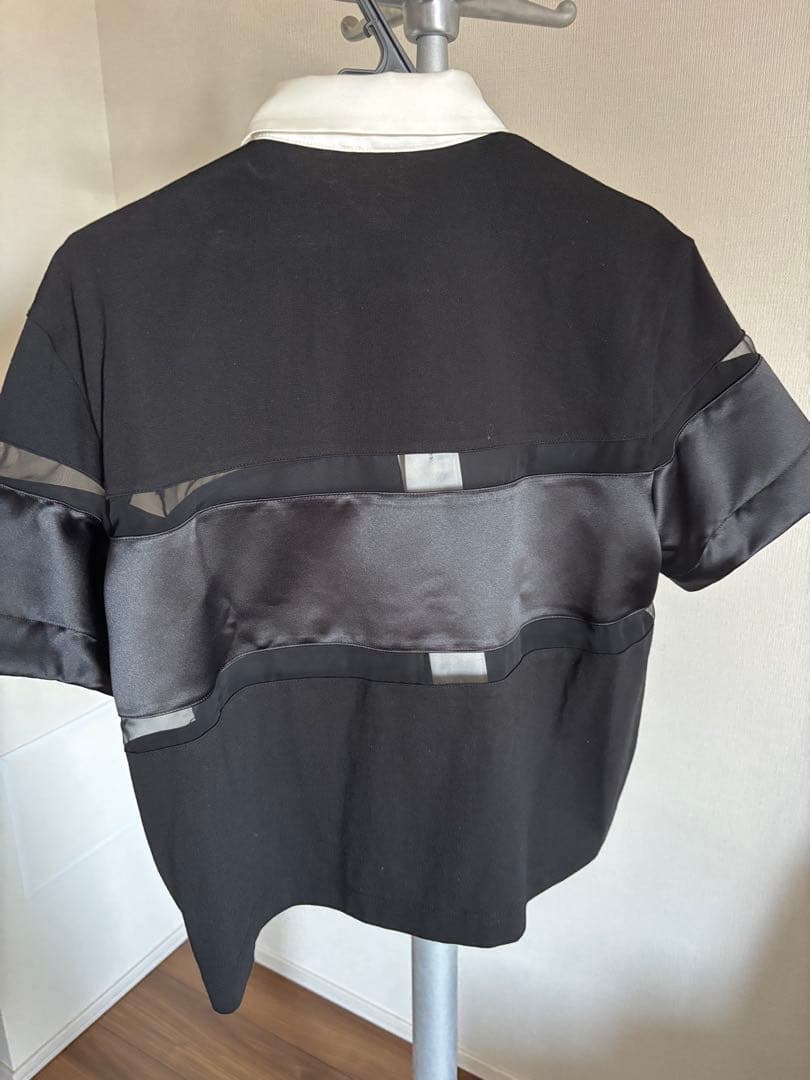 【tie28ms】Cotton Jersey Rugby T-Shirt