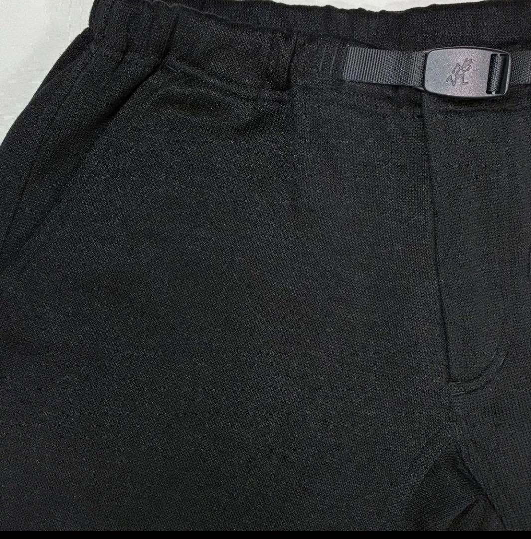 GRAMICCI グラミチ ボンディングニットフリーススリムパンツ ブラック L