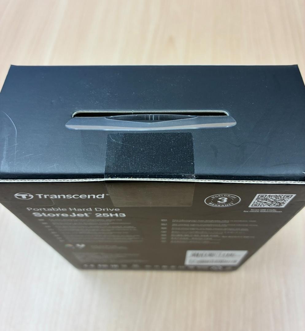 Transcend 外付けHDD 25H3 4TB　トランセンド　新品未開封