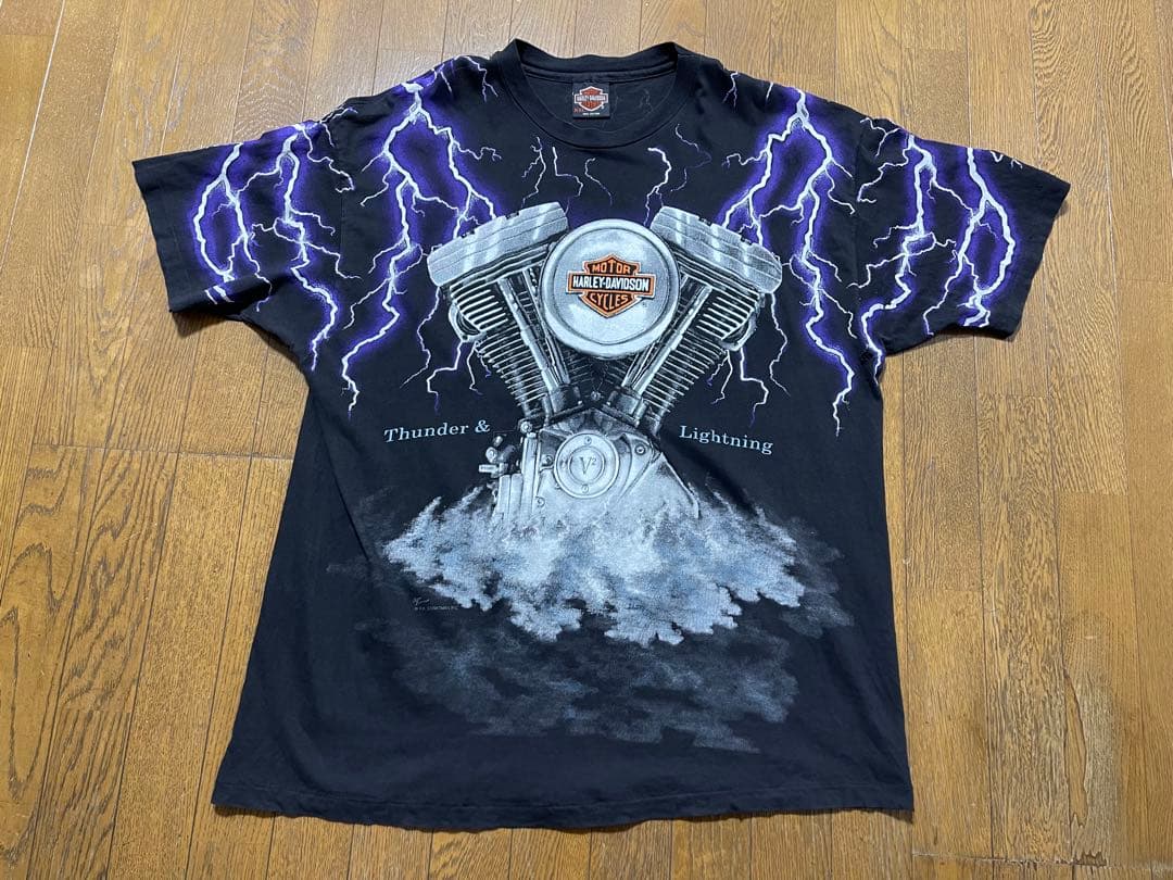 Harley-Davidson Thunder & Lightning Tシャツ