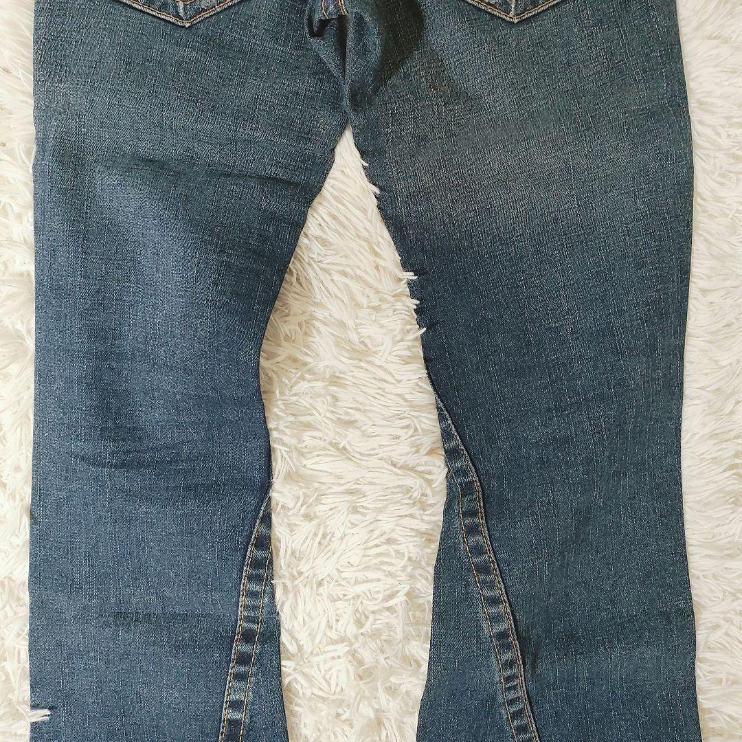 【美品/USA製】トゥルーレリジョン JOEY フレア デニム 26 Y2K