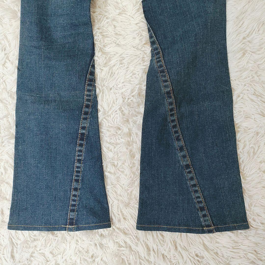 【美品/USA製】トゥルーレリジョン JOEY フレア デニム 26 Y2K