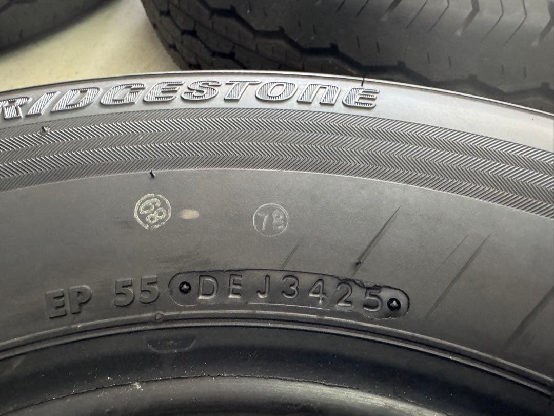 195/80R15 4本 2025年製 新車外し ブリヂストン エコピア