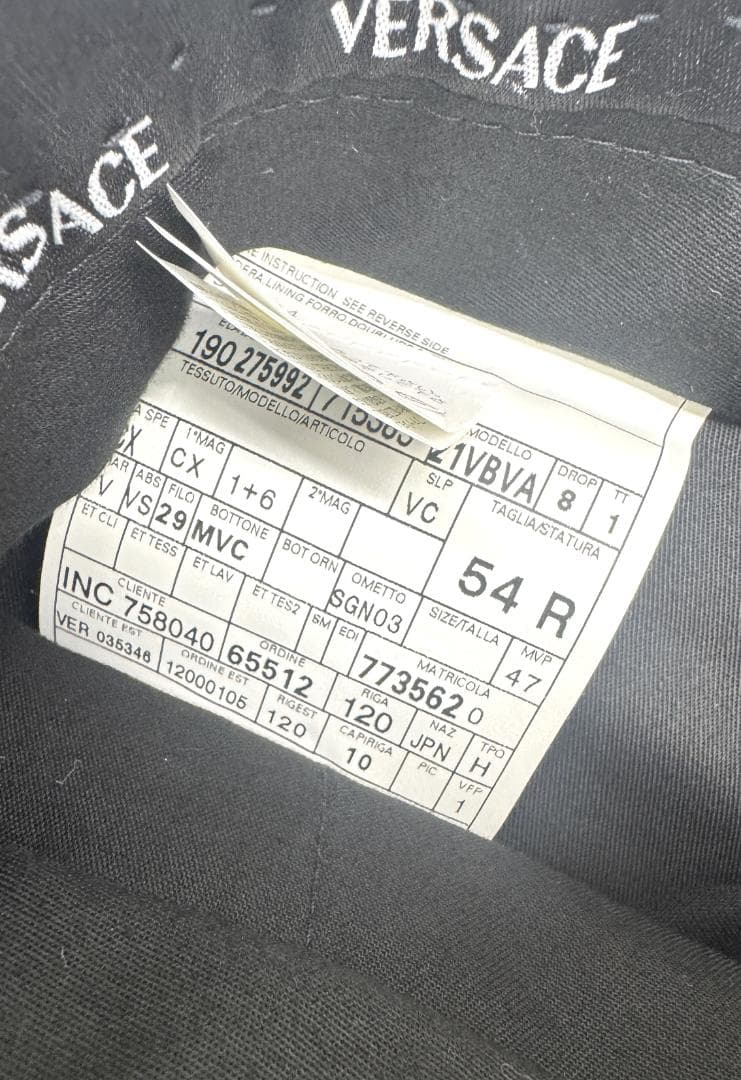 ★極美品VERSACE　ストライプ　ジャケット パンツ セットアップ　XL