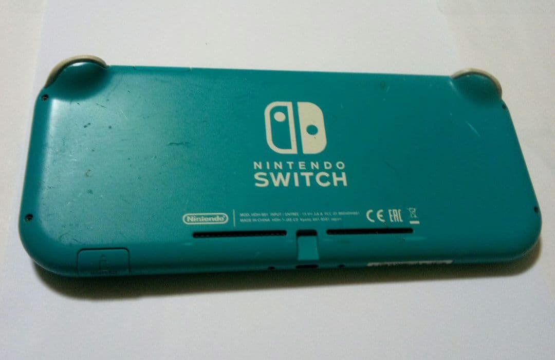 ジャンク品Nintendo Switch Lite ターコイズ　電源つかず。