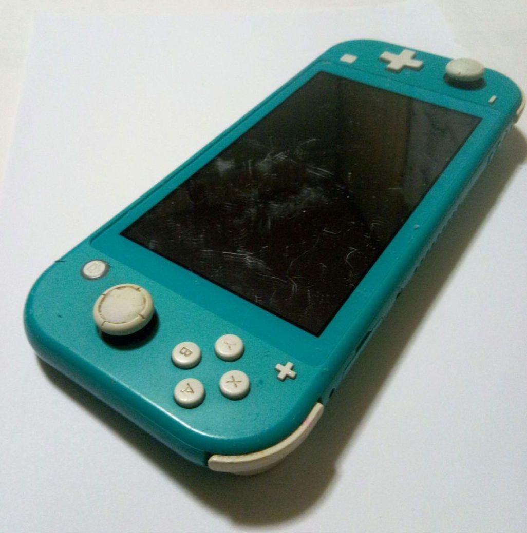 ジャンク品Nintendo Switch Lite ターコイズ　電源つかず。