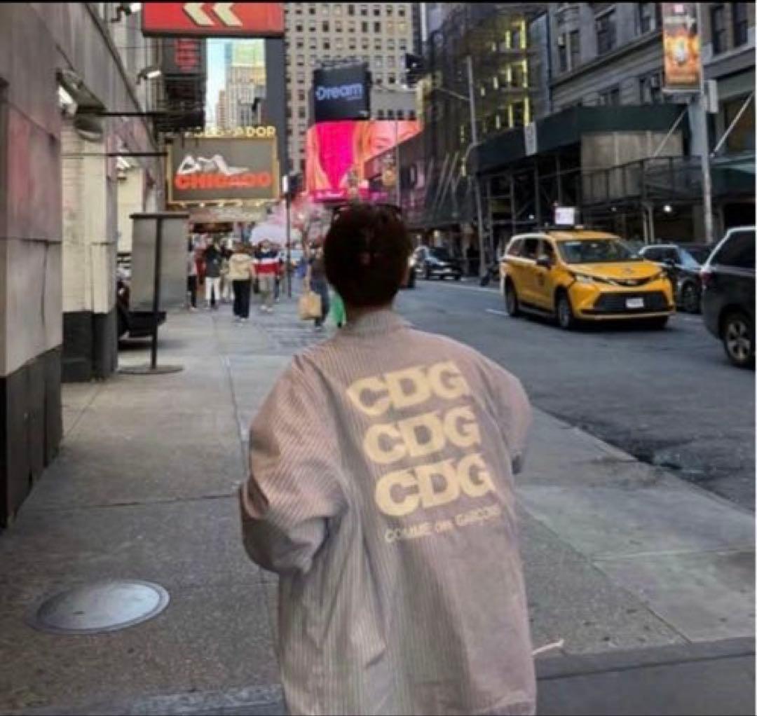CDG ストライプコーチジャケット G-DRAGON キム・チェウォン着用