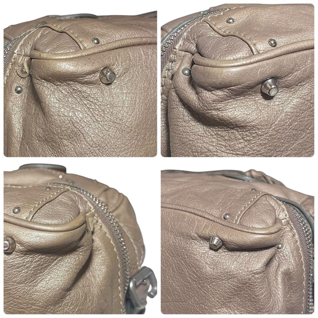 【美品✨】Chloé クロエ　パディントン　ボストンバッグ　レザー　グレージュ