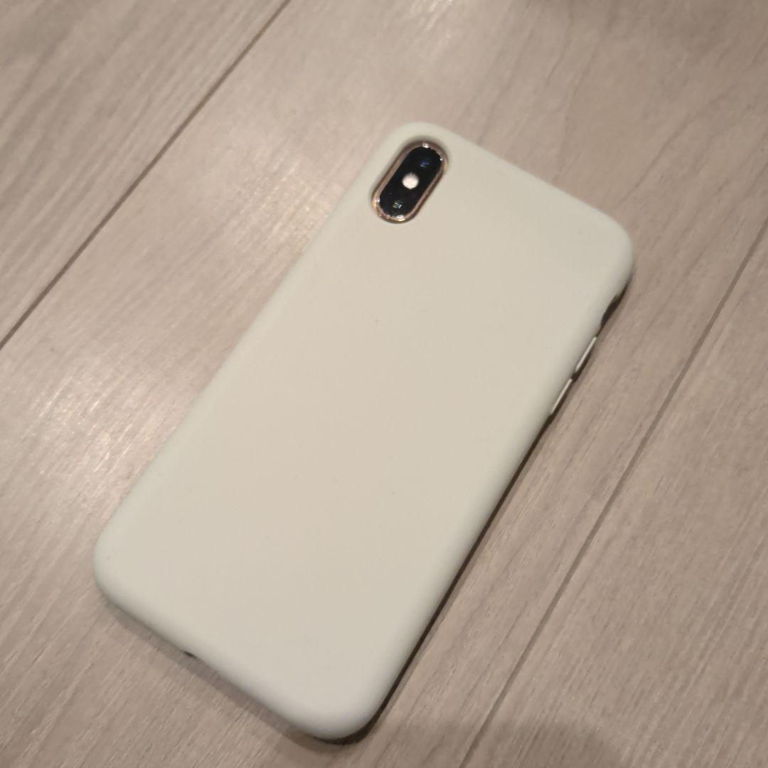 iPhone Xs ゴールド ケース付
