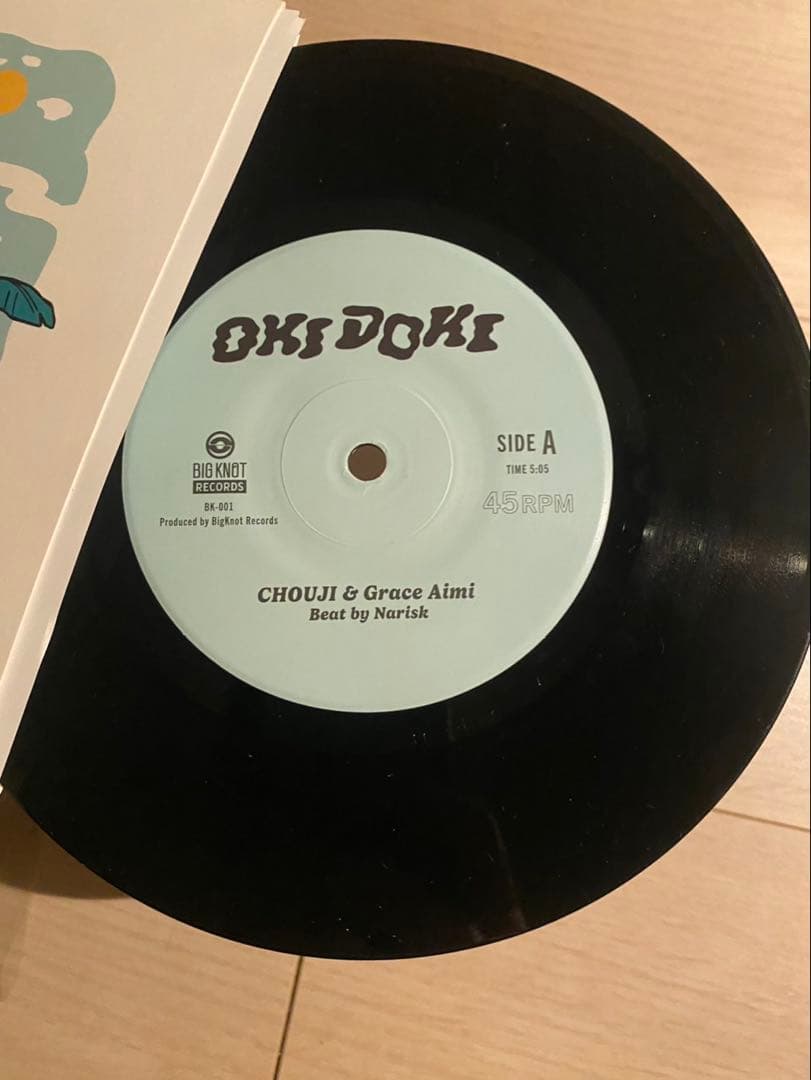 CHOUJI & Grace Aimi OKI DOKE 7インチレコード