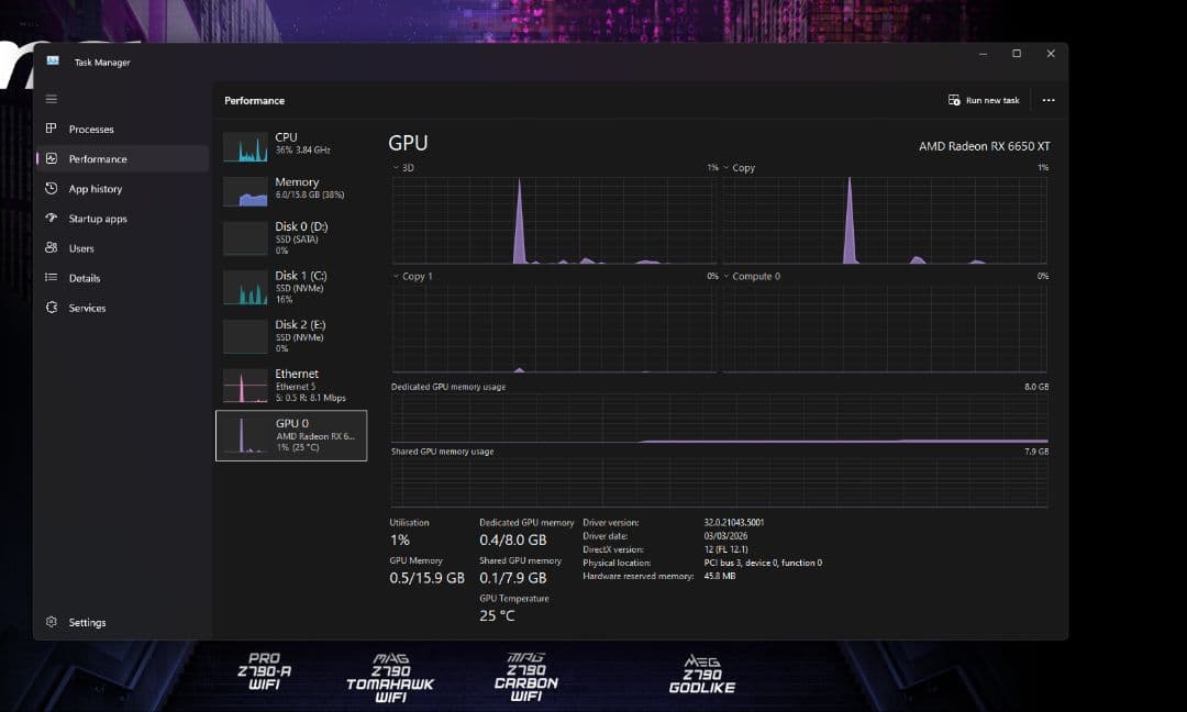 AMD Radeon RX 6650 XT 8GB グラフィックボード