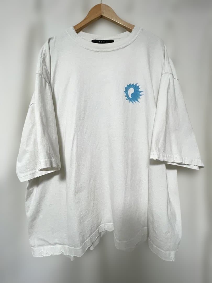 MUZE【ACID YIN-YANG FLOCKY PRINT T-SH】