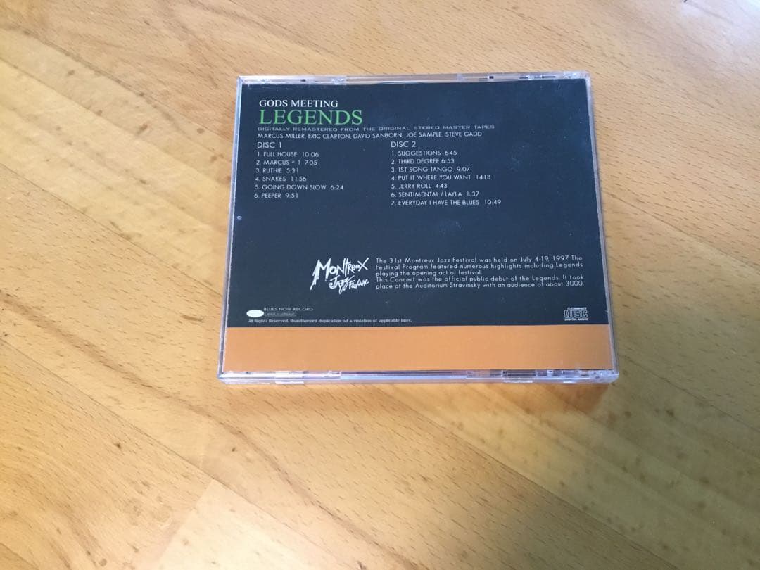 Legends／Gods Meeting／Eric Clapton