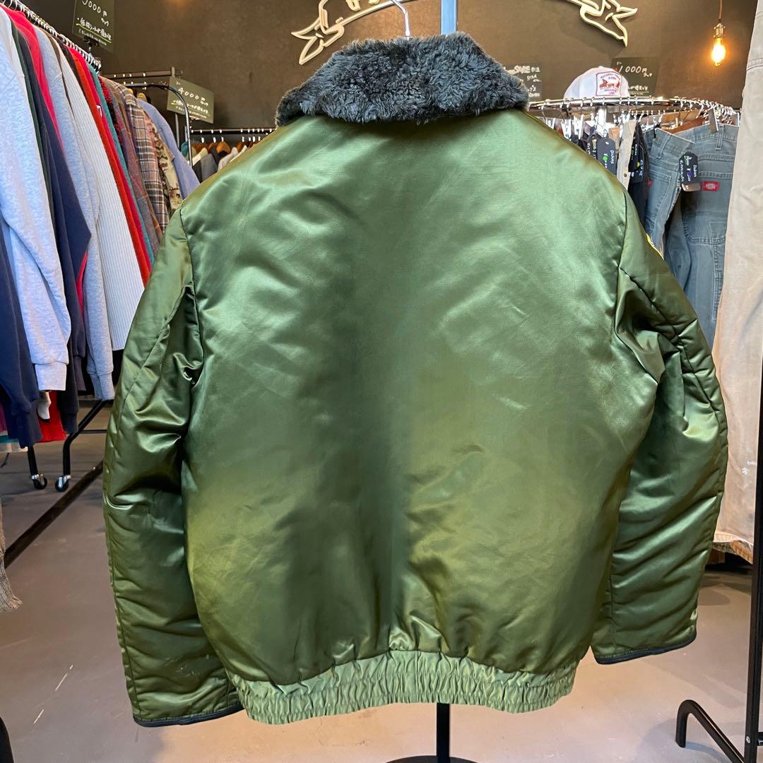 USA製 N-2B型 フライトジャケット 46 XL ボア付き ミリタリー