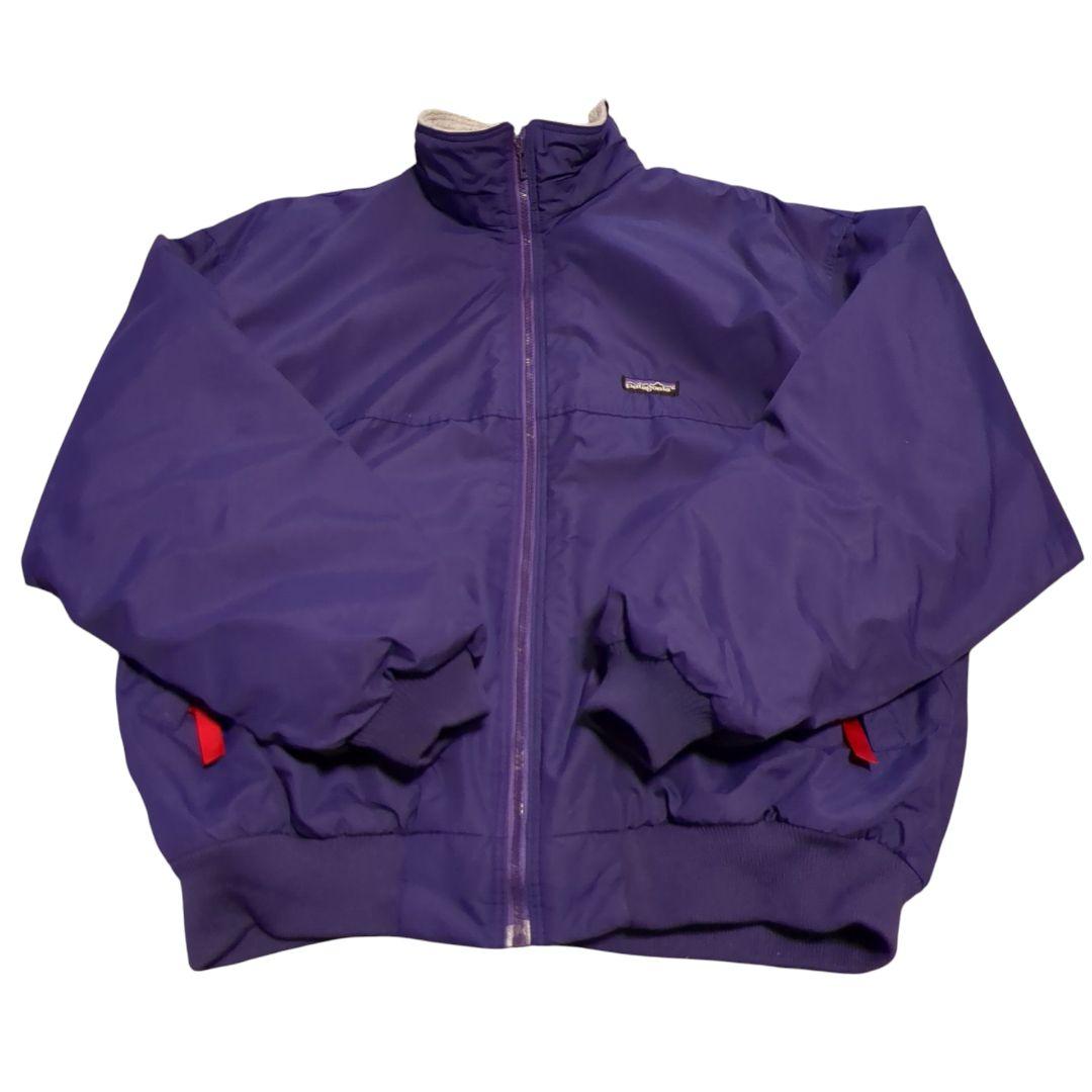 美品 Patagonia USA製 シェルドシンチラ パープル Lサイズ
