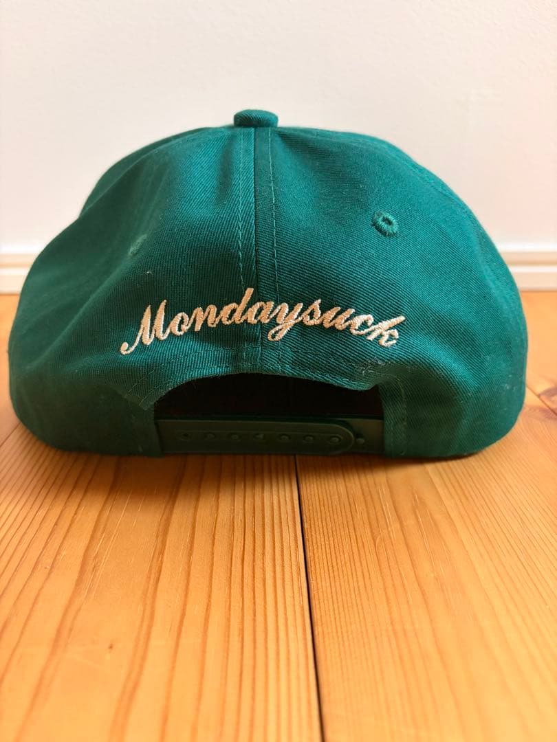 新品未使用 MONDAYSUCK マンデーサック キャップ ヤンキース グリーン