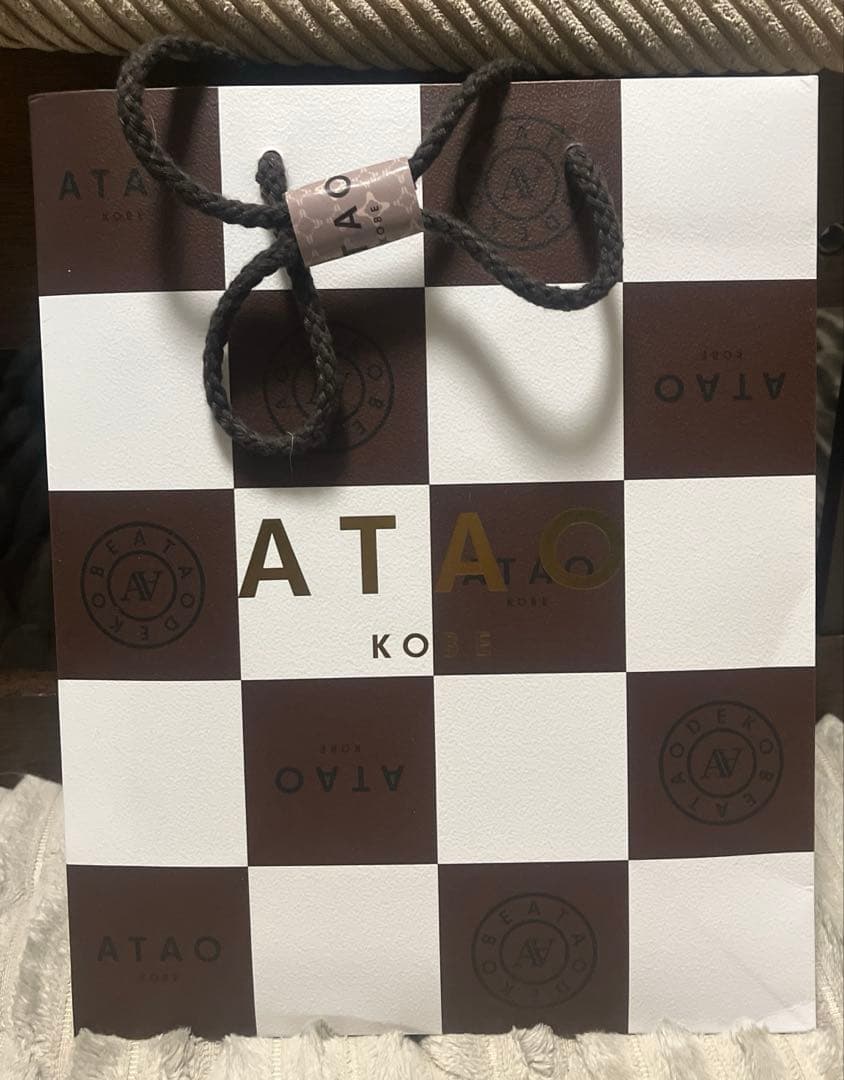 ⭐️フェレ⭐️♡アタオ♡ チェス　二つ折り財布　ダークブラウン