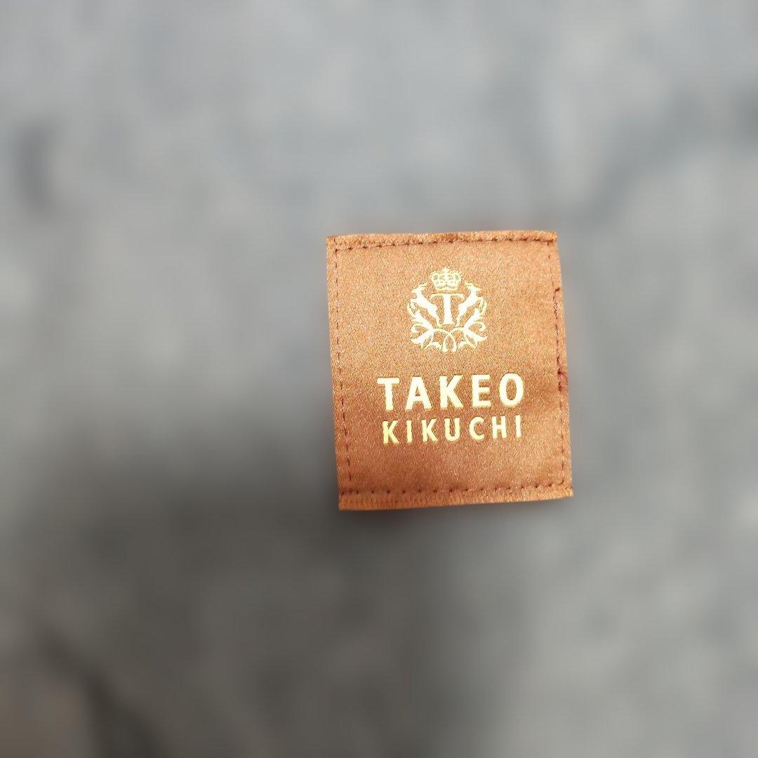 タグ付 TAKEO KIKUCHI テーラードジャケット ネイビー 麻 アンコン