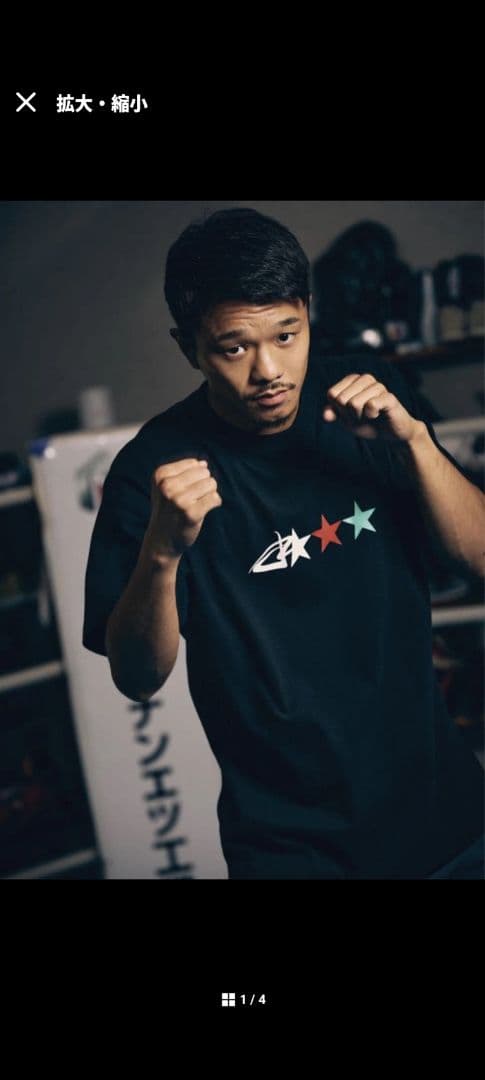 中谷潤人　バンタム級2団体統一記念Tシャツ 会場限定品