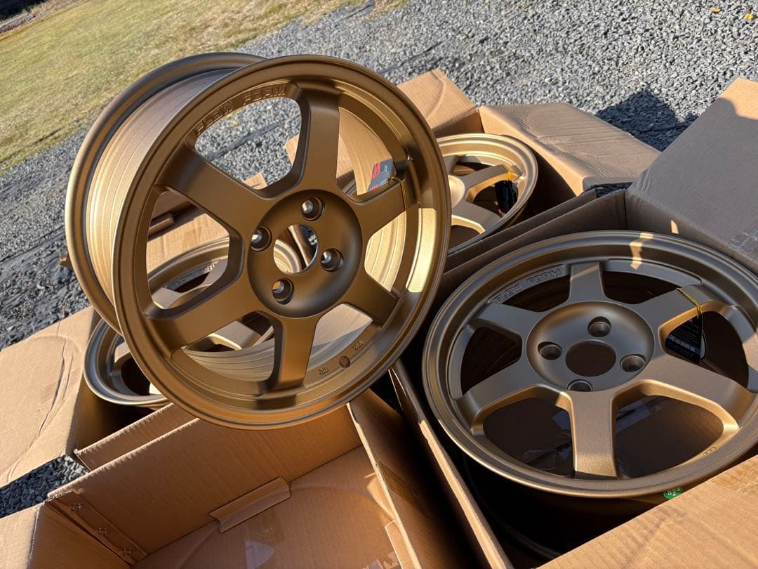 FLOW FORM 509 15インチ 6.5j+38 pcd100 TE37風