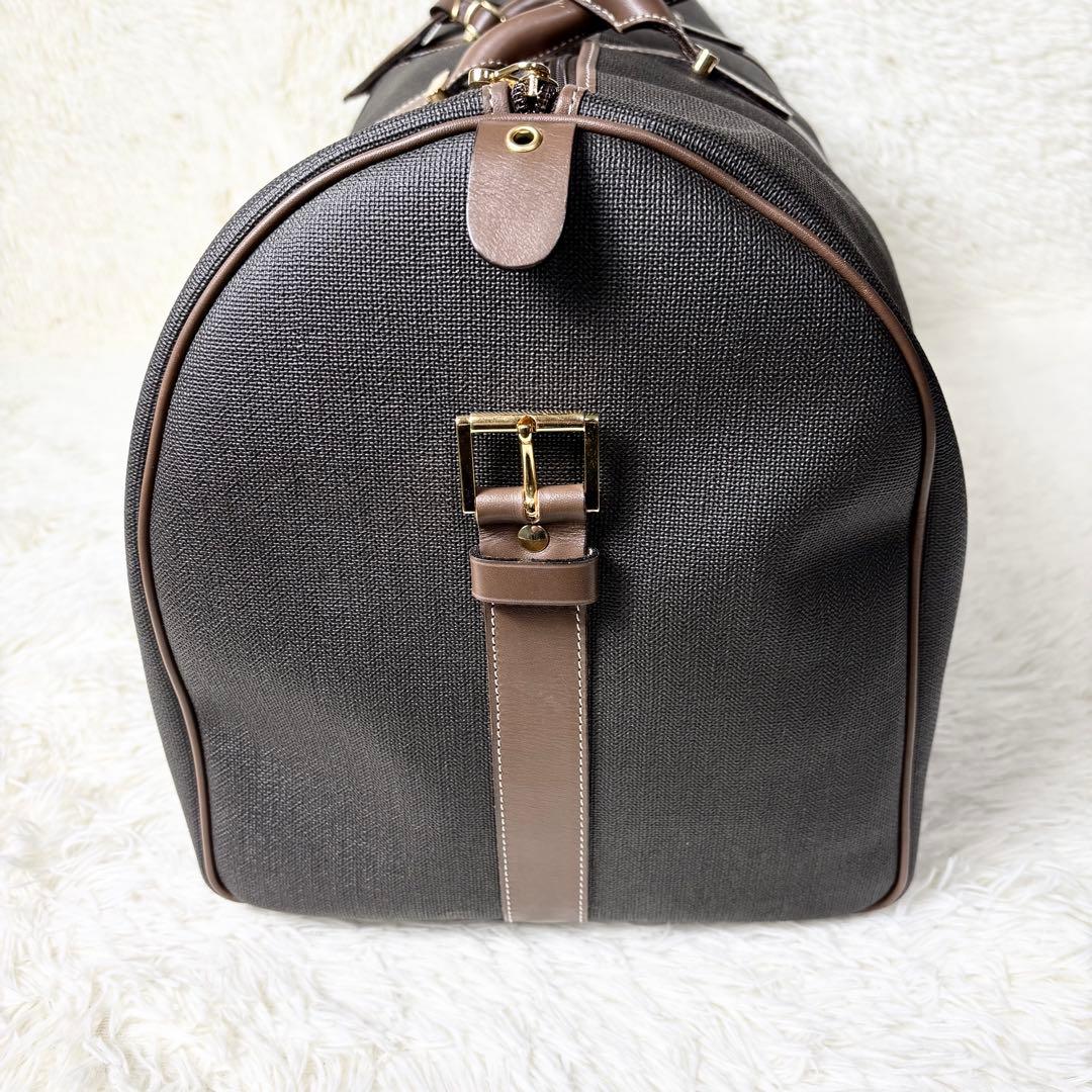 極美品　dunhill ダンヒル ボストンバッグ 大容量 旅行 出張 鍵付き