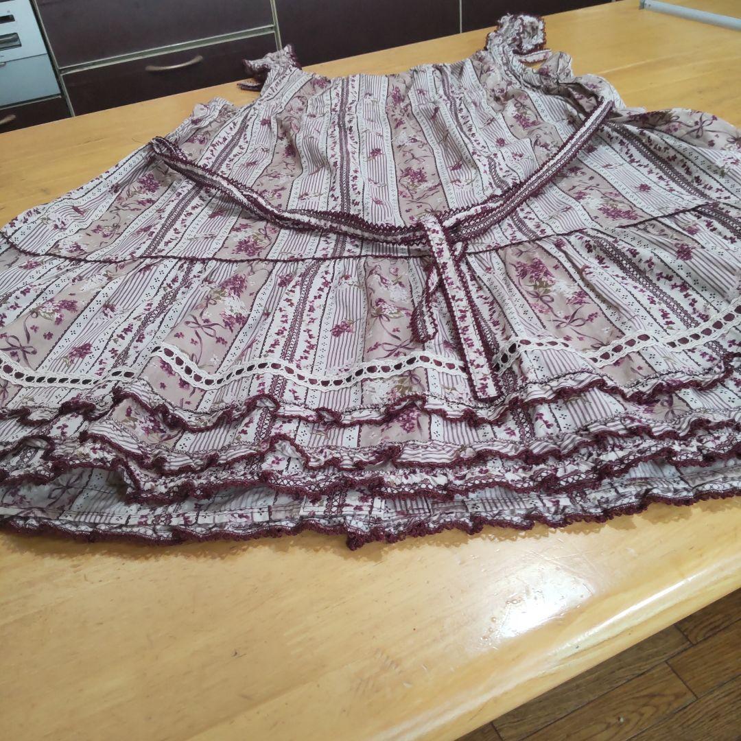 ピンクハウス花柄フリルキャミソール
