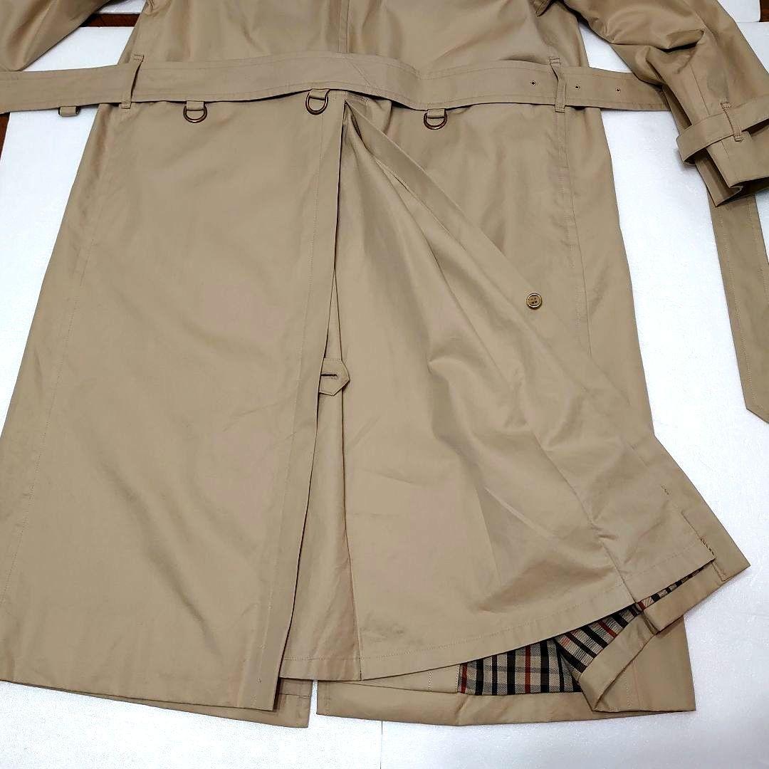 【美品/希少】80s DAKS トレンチコート ハウスチェック 100%コットン