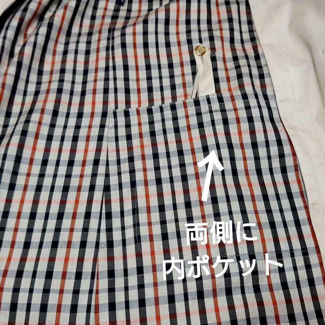 【美品/希少】80s DAKS トレンチコート ハウスチェック 100%コットン