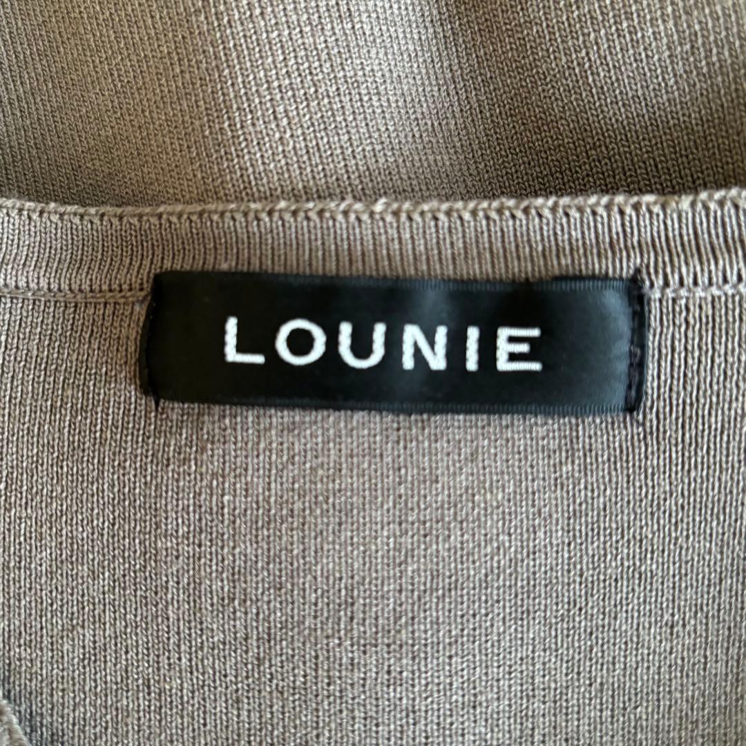 たにしちゃん様【LOUNIE】パールボタンカーディガン カーキ