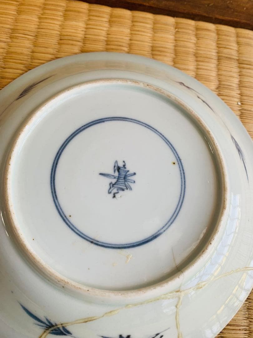 中国清時代早期染付お(青花)皿3点