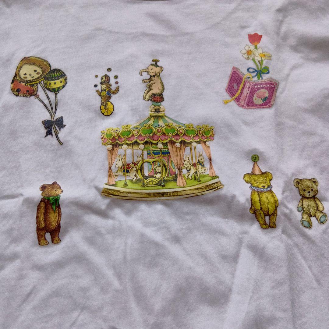 yukiemon ペタペタフレアTシャツ　カルーセル
