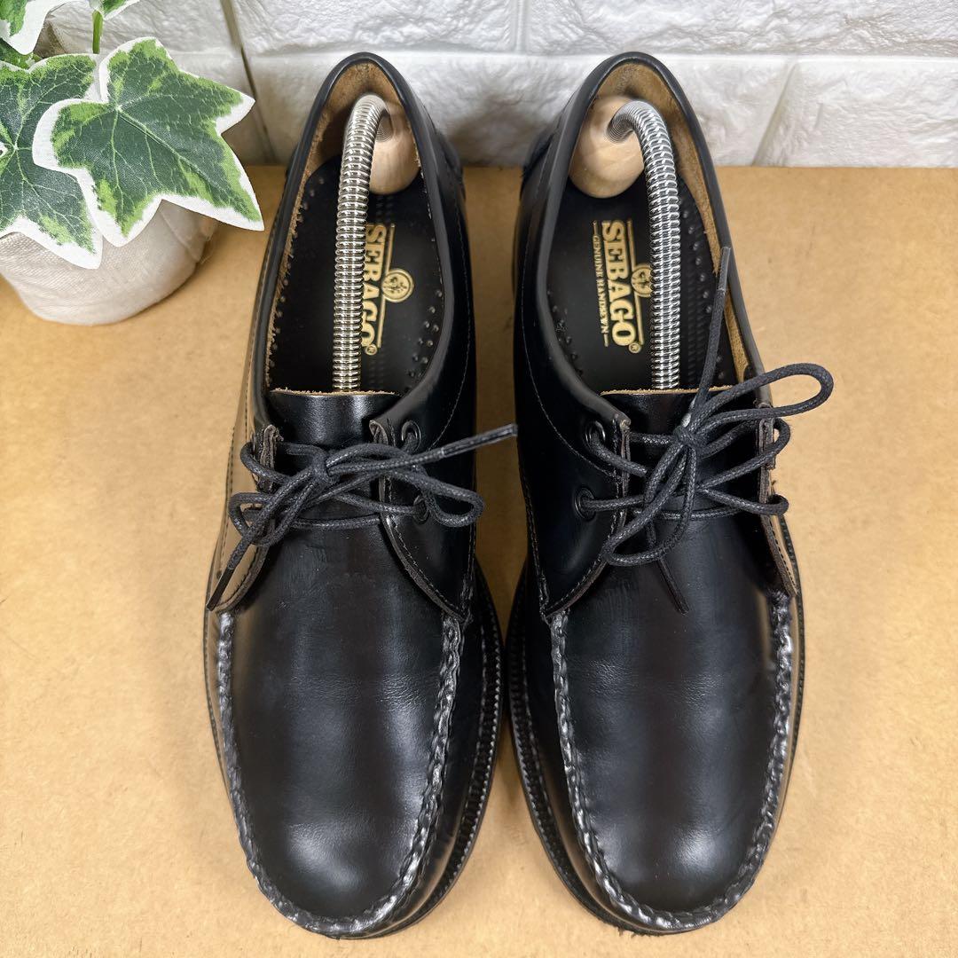 美品✨　SEBAGO セバゴ James 25.5㎝　黒　Uチップ　レザー