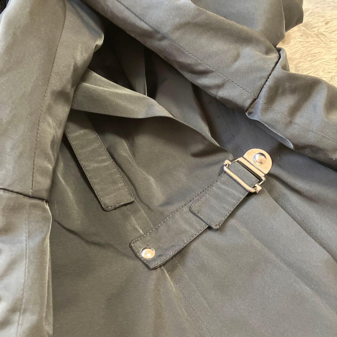 Max Mara Studio ナイロンコート モッズコート ブラック 黒